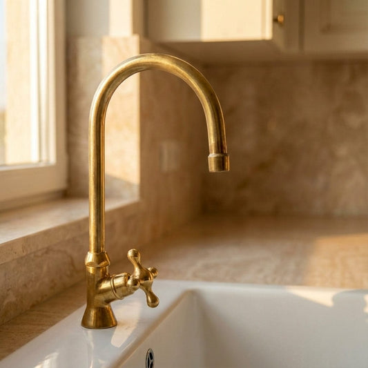 Unlacquered Solid Brass Kitchen Drinking Water Dispenser Faucet