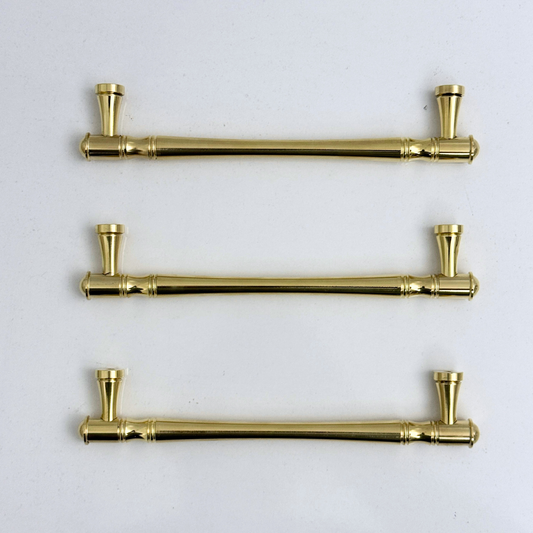 Unlacquered Brass Cabinet Pull
