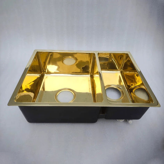 Workstation Sink Double Bowl - Brasska