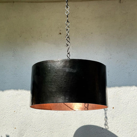 Black Pendant Light Kitchen - Copper Ceiling Light Fixture - Cyrex