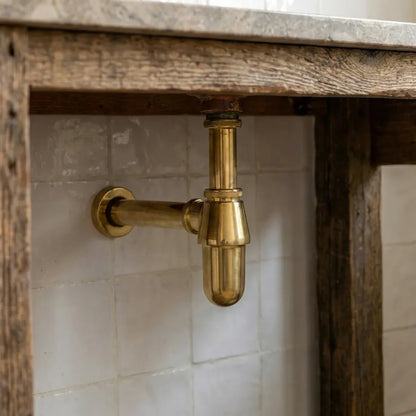 Handcrafted Hammered Unlacquered Brass Bar Sink Drop In
