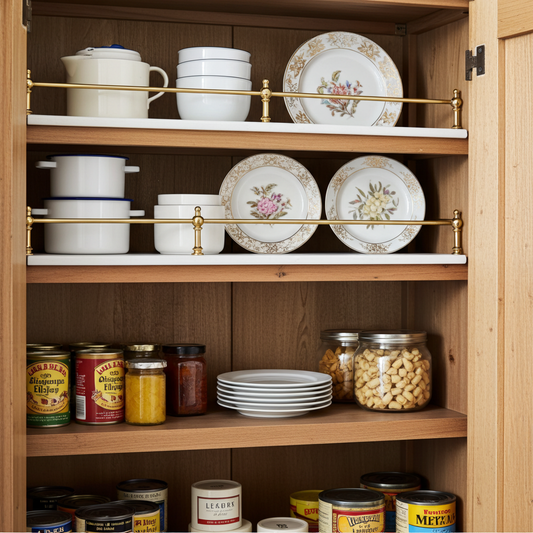 Solid Brass Gallery Rail – Unlacquered Brass Shelf Railing for Cabinets