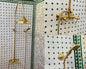 Unlacquered Brass Shower System with Handheld And Vintage Head Combo, Exposed Pipe