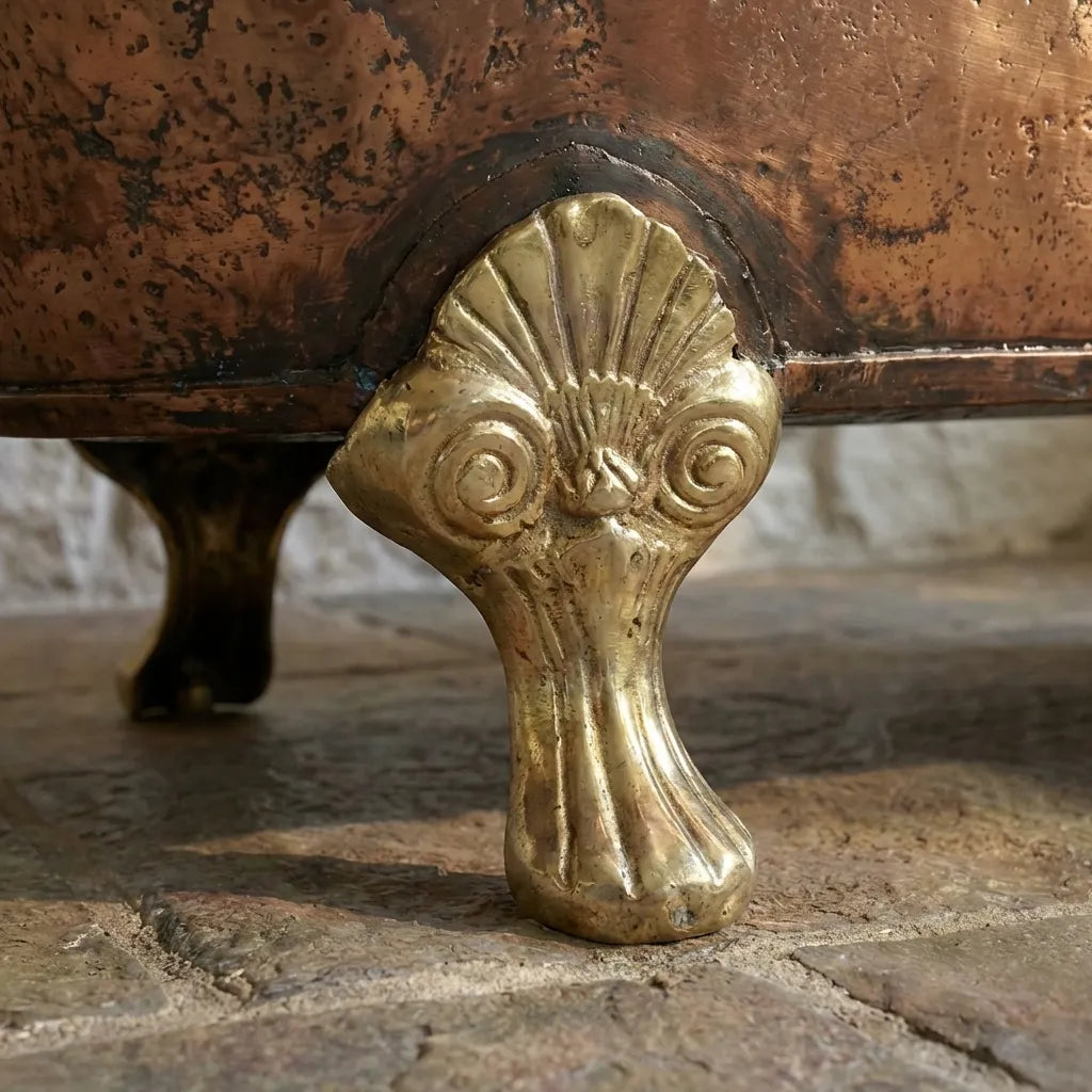 Antique Copper Clawfoot Bathtub – Vinatge Soaking Tub