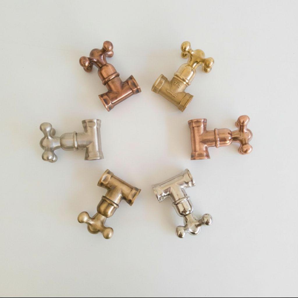 Solid Brass Faucet Handles – Multi-Finish Collection