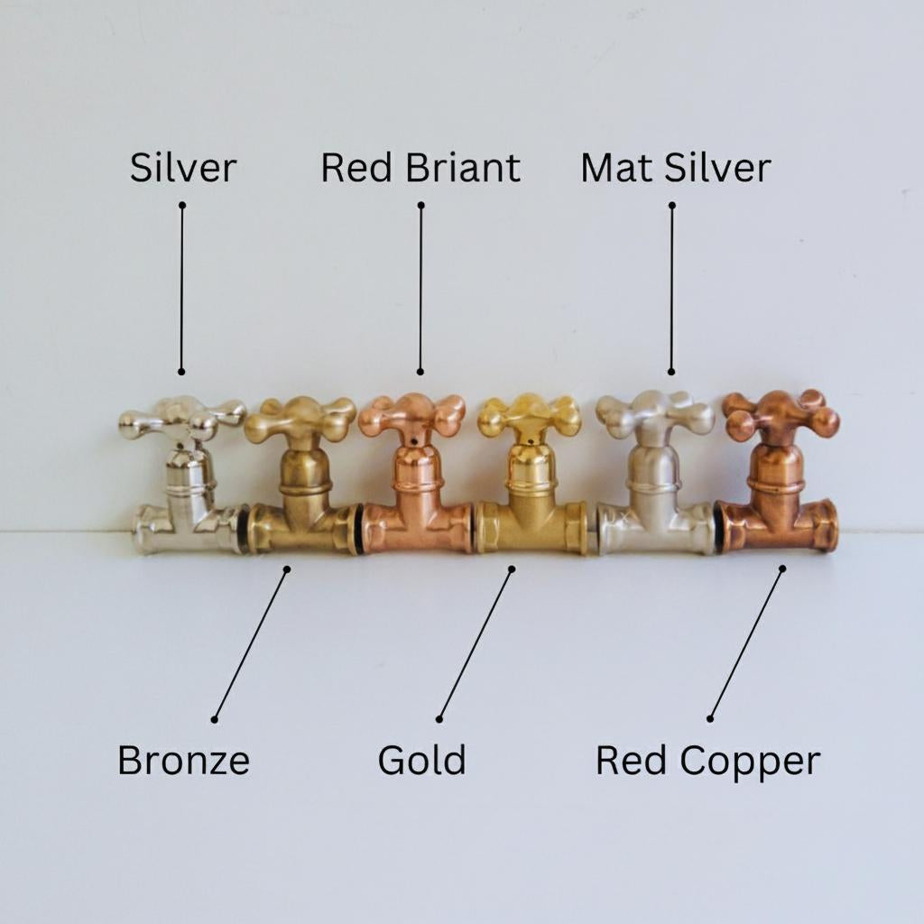 Solid Brass Faucet Handles – Multi-Finish Collection
