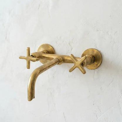 Unlacquered Brass Bathroom Tub Filler Faucet