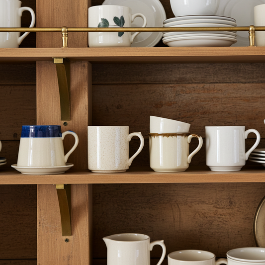Unlacquered Brass Gallery Rail – Solid Brass Shelf Guard for Kitchen Cabinets