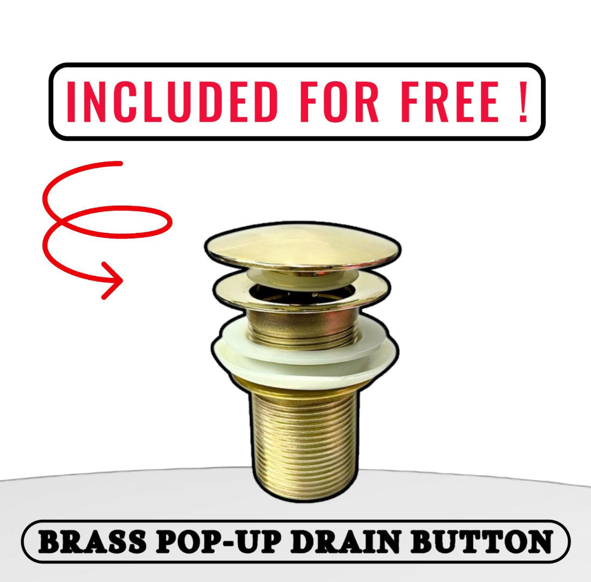 Brass 3-Piece Deck-Mount Faucet
