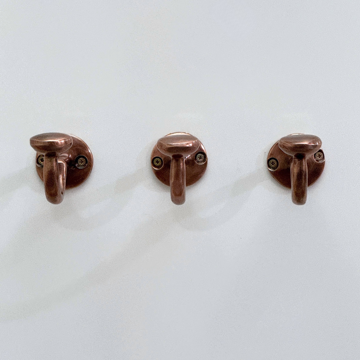 Antique Copper Hooks, Copper Robe Hook, Heavy Duty Single Hook, Wall Mount Robe Hooks