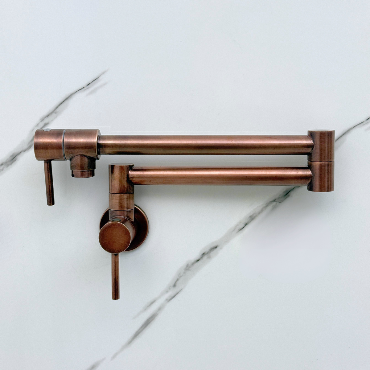 Antique Copper Wall-Mount Pot Filler