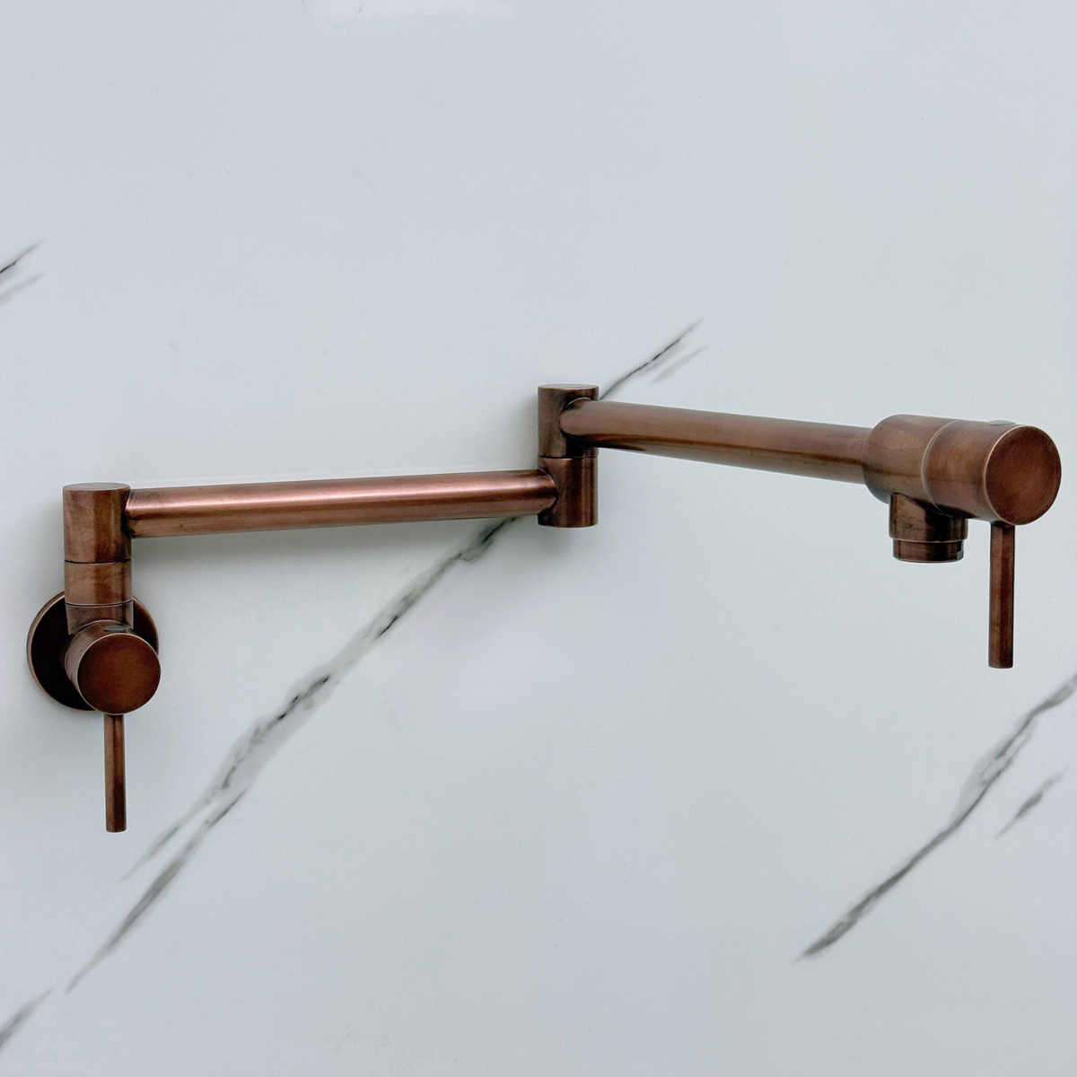 Antique Copper Wall-Mount Pot Filler