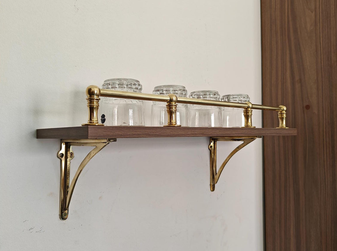 Luxury copper kitchen rack - elegant display for cups