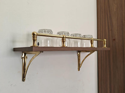 Luxury copper kitchen rack - elegant display for cups
