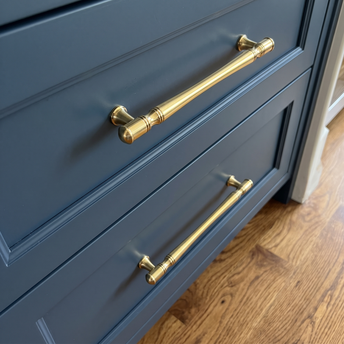 Unlacquered Brass Cabinet Pull