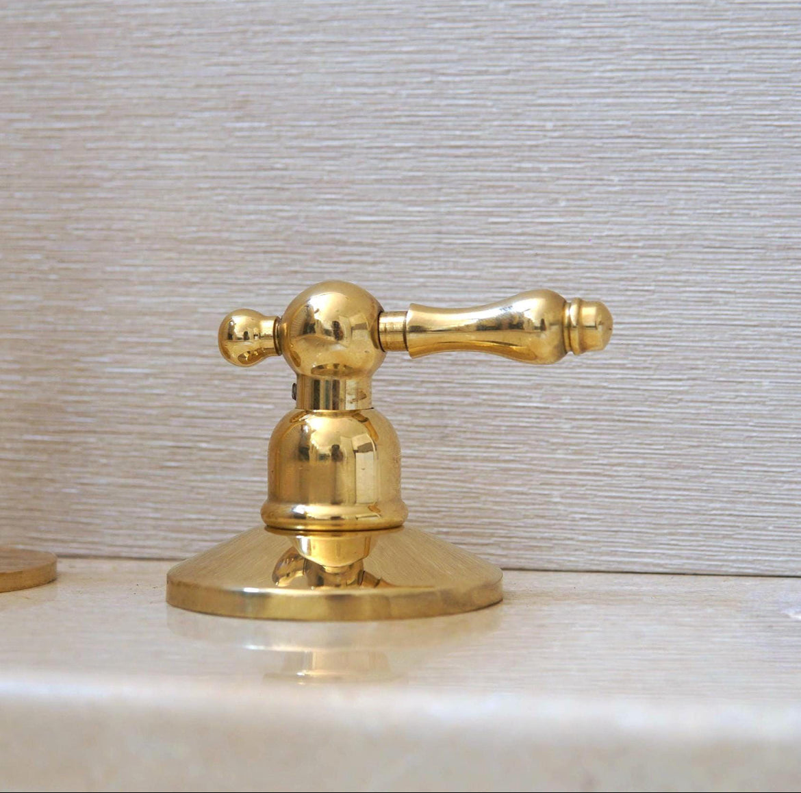 Brass 3-Piece Deck-Mount Faucet