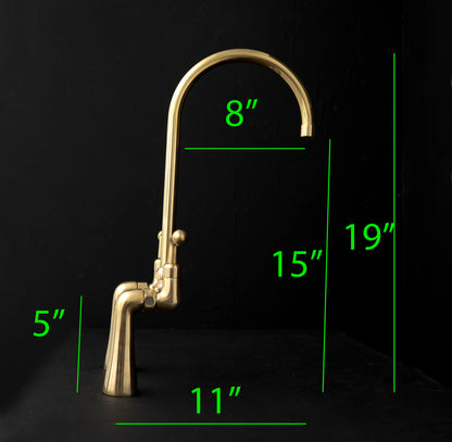 Heritage Brass Kitchen Faucet