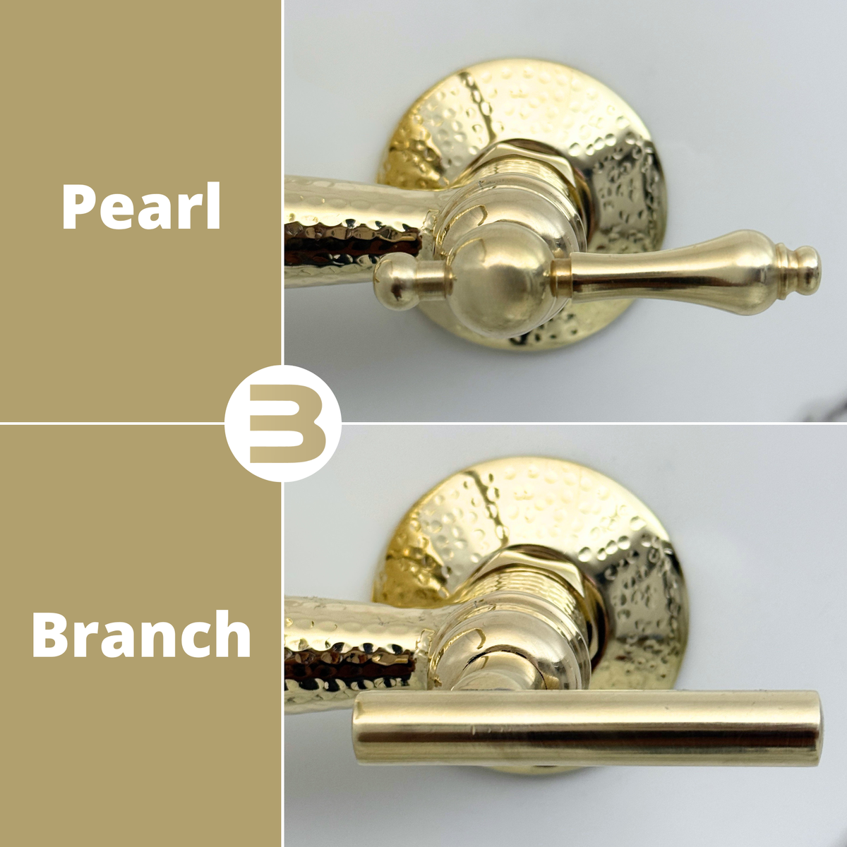 Hammered Unlacquered Brass Wall Mount Faucet