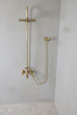 Solid Brass Rain & Handheld Shower Set