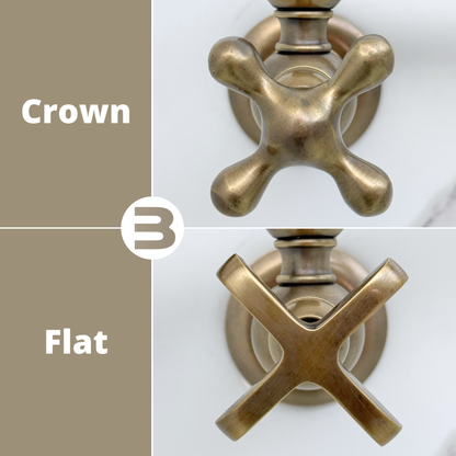 Oil-Rubbed Bronze Pot Filler with Cross Handles