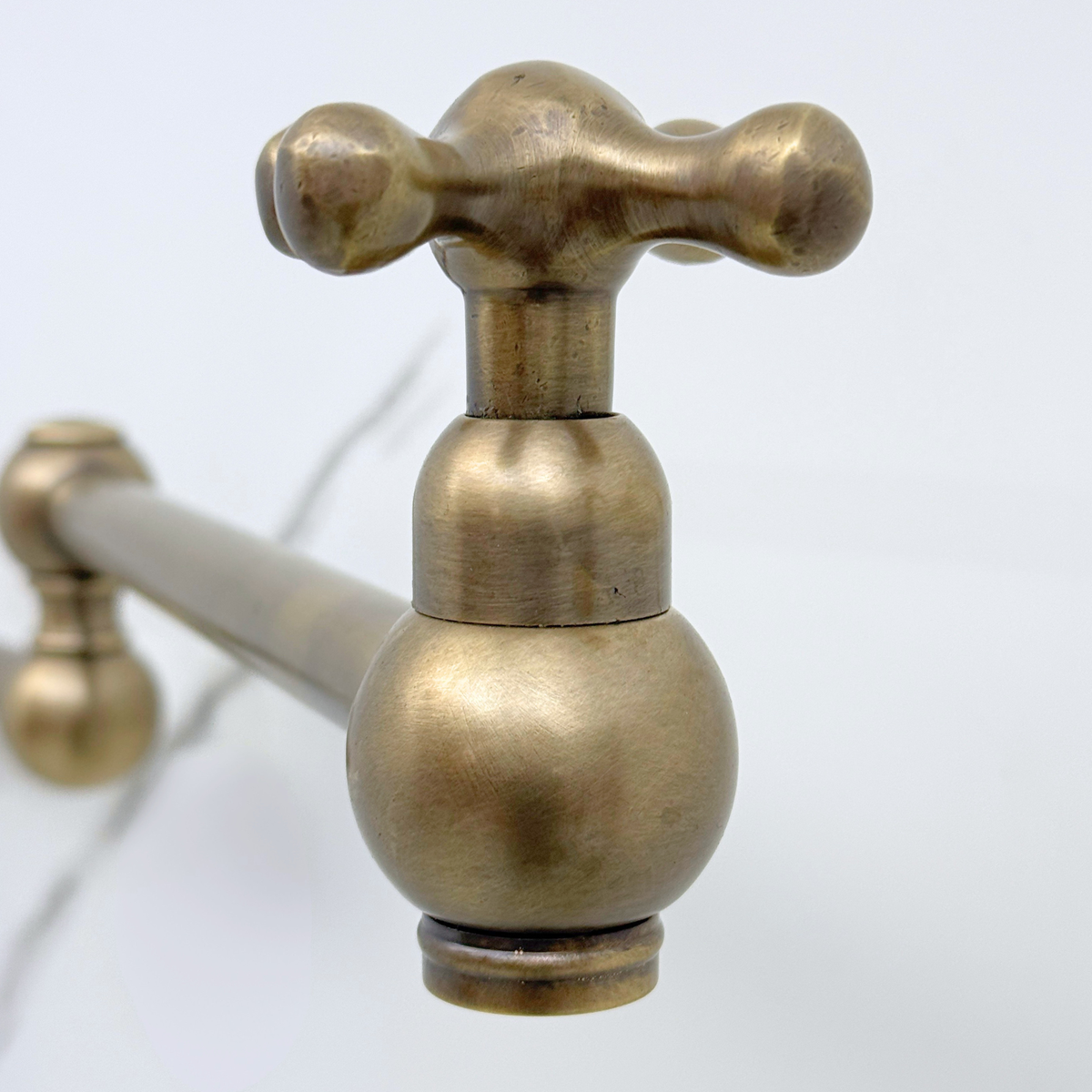Oil-Rubbed Bronze Pot Filler with Cross Handles