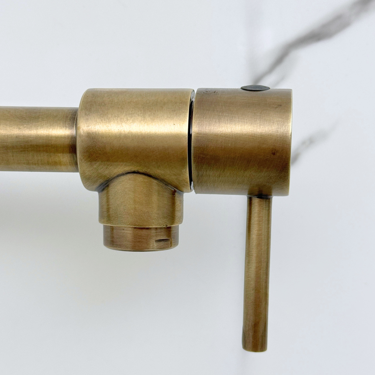 Oil-Rubbed Bronze Wall-Mount Pot Filler with Lever Handles