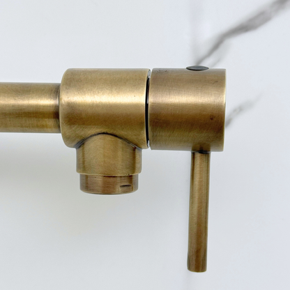 Oil-Rubbed Bronze Wall-Mount Pot Filler with Lever Handles