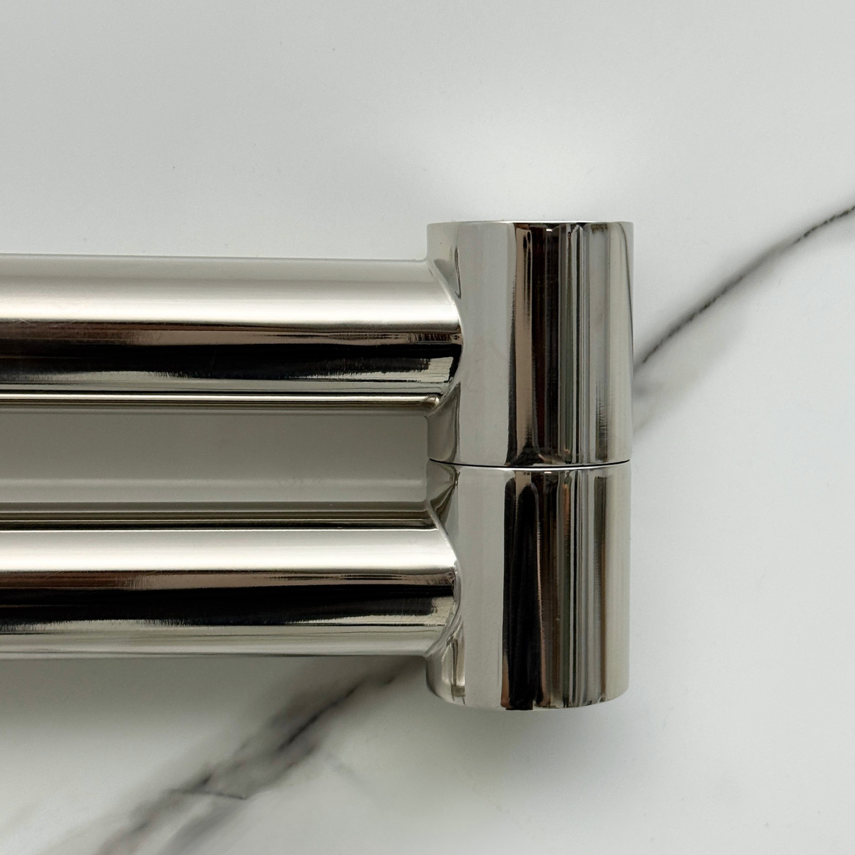 Polished Nickel Wall-Mount Pot Filler