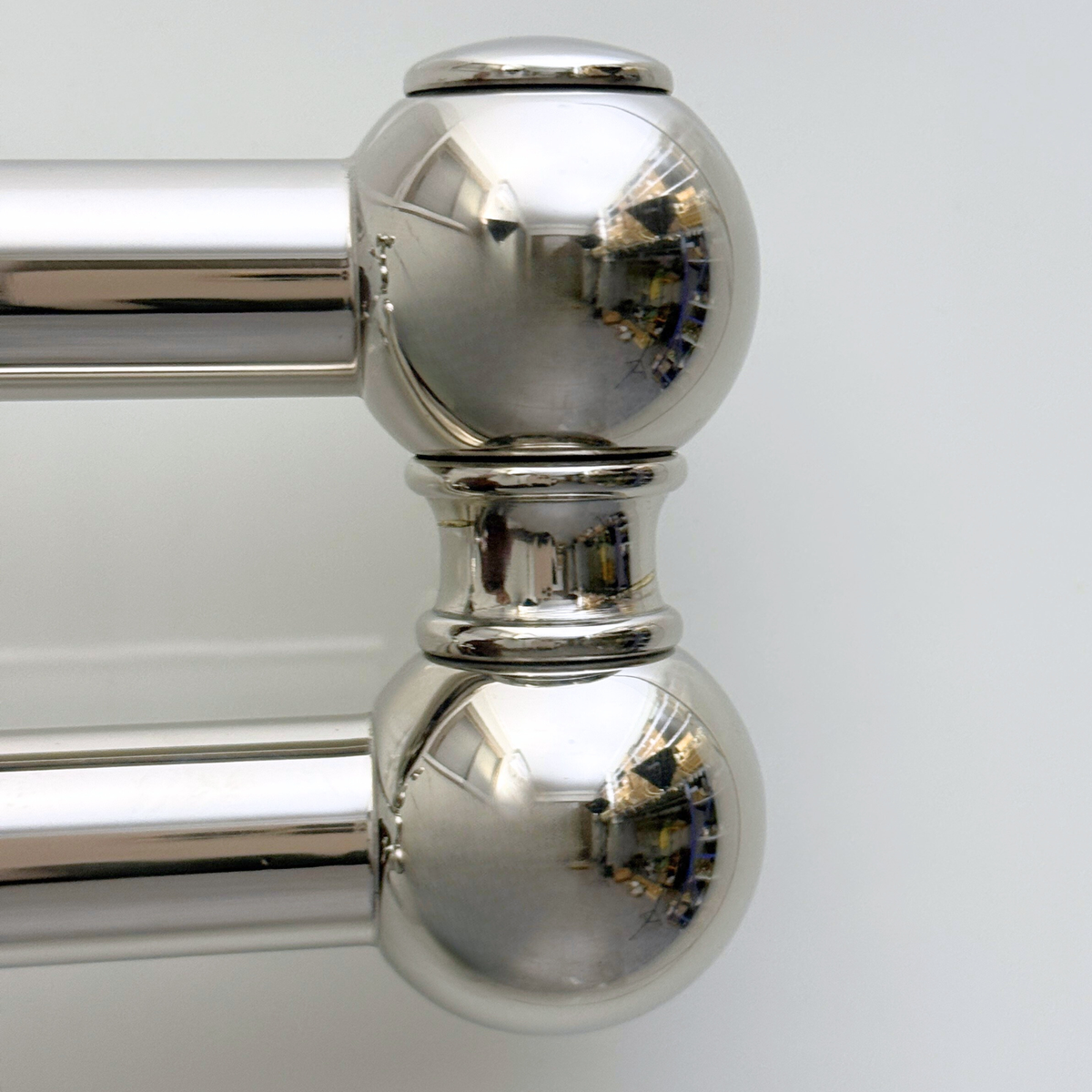 Polished Nickel Pot Filler with Lever Handles