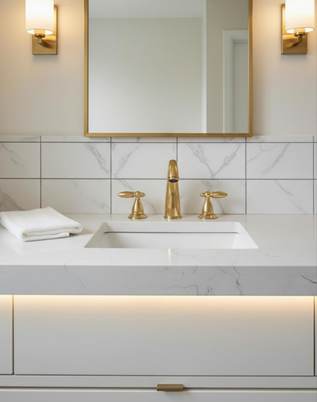 Luxury Brass Bathroom Faucet | Handmade Unlacquered Brass Sink Tap | Timeless Elegance by Brasska