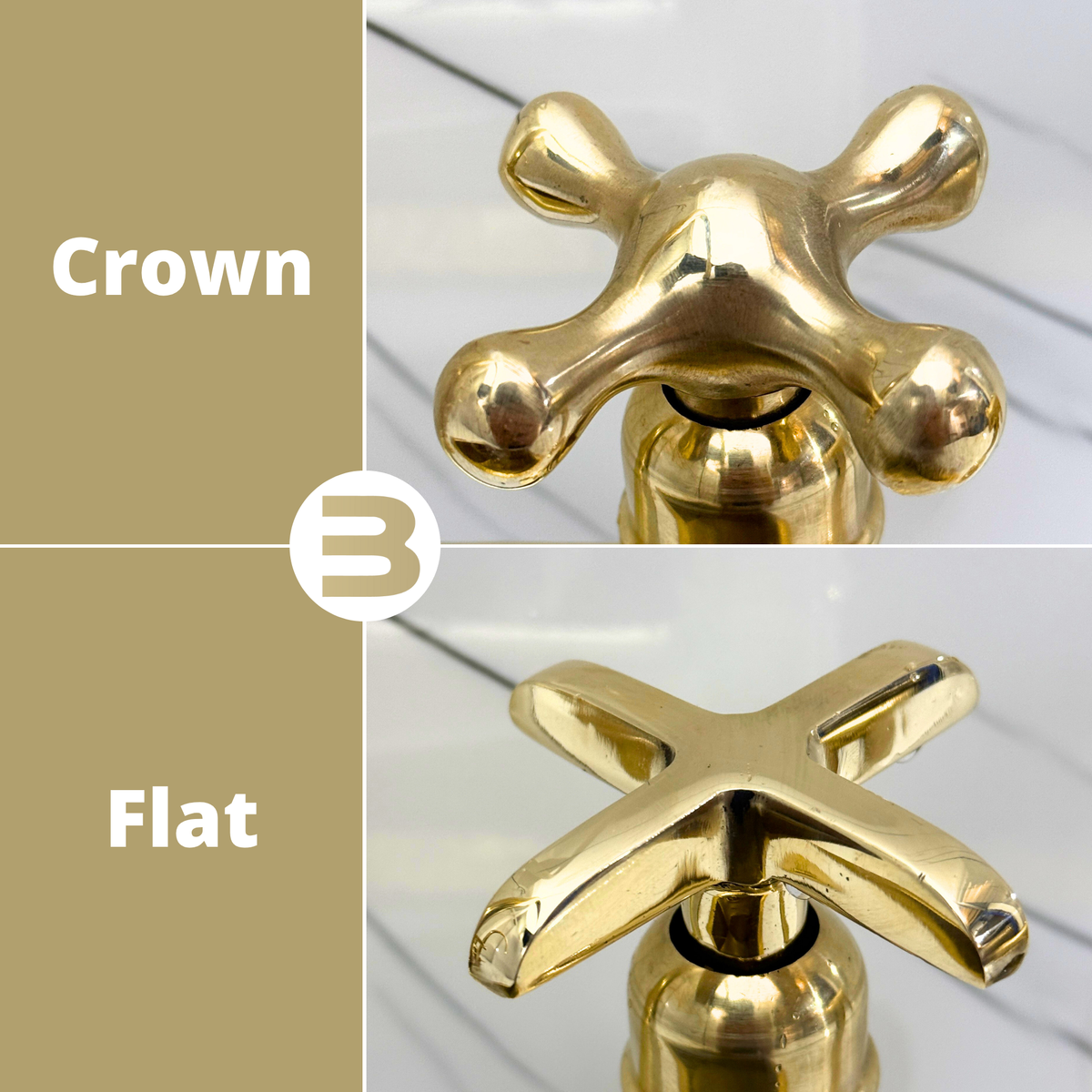 Unlacquered Brass Bridge Faucet - Brasska