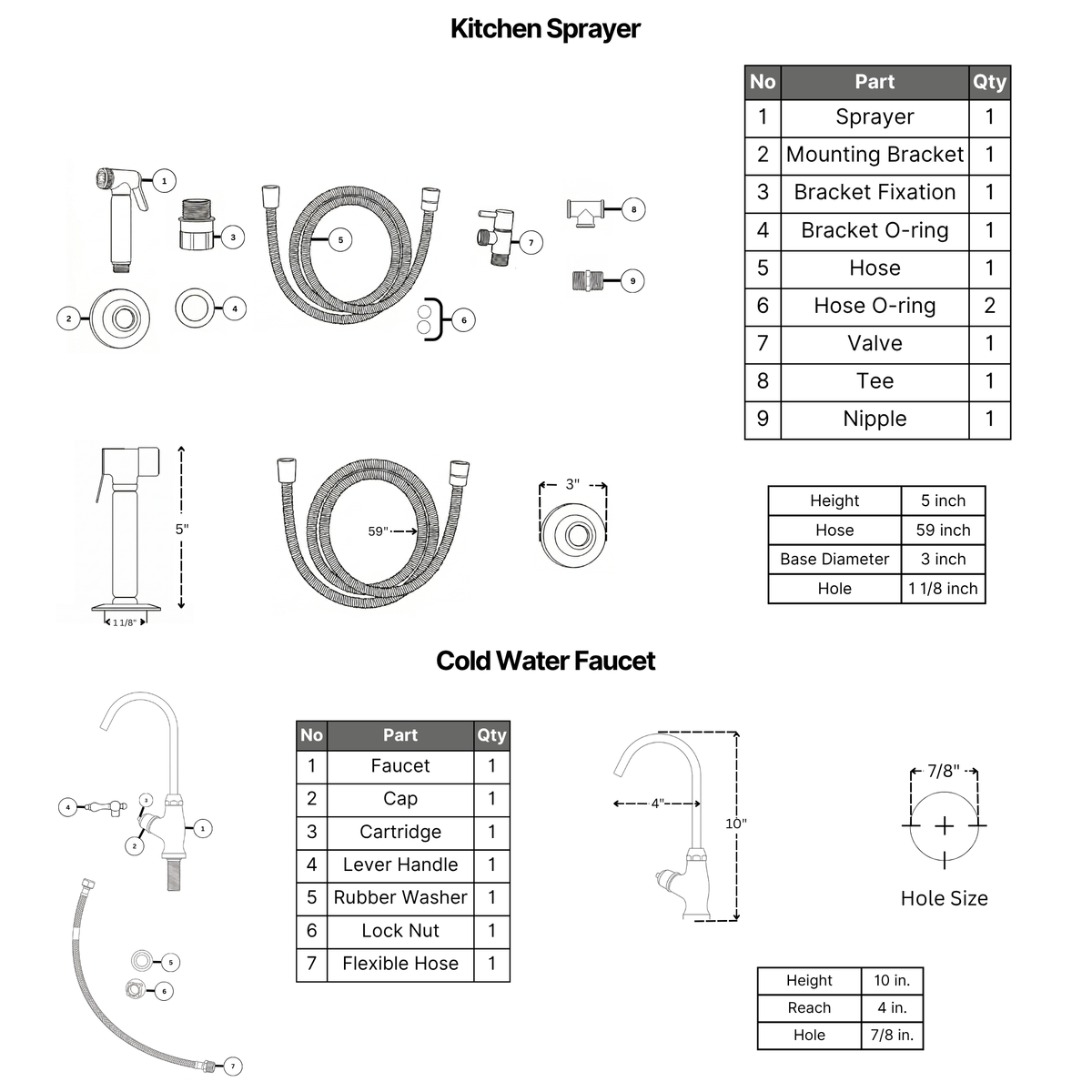 Unlacquered Brass Bridge Faucet with Lever Handles - Somerset