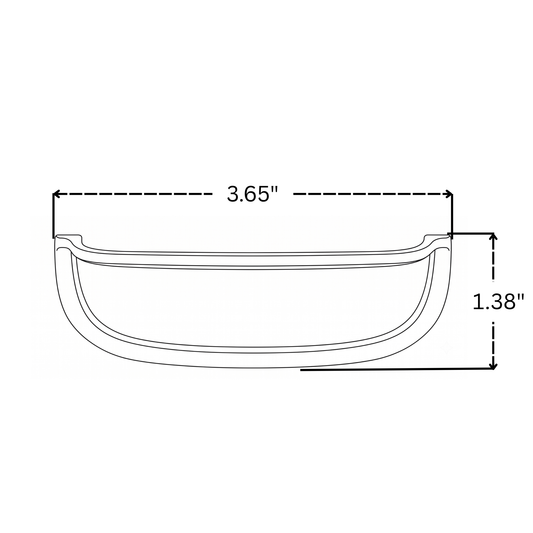 Unlacquered Brass Cup Pull Handles, Solid Brass Kitchen Bin Pull