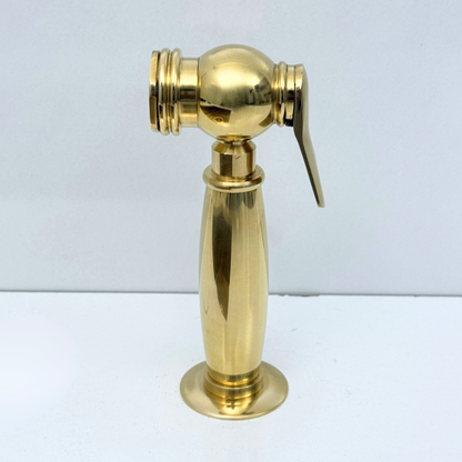 Unlacquered Brass Kitchen Side Sprayer