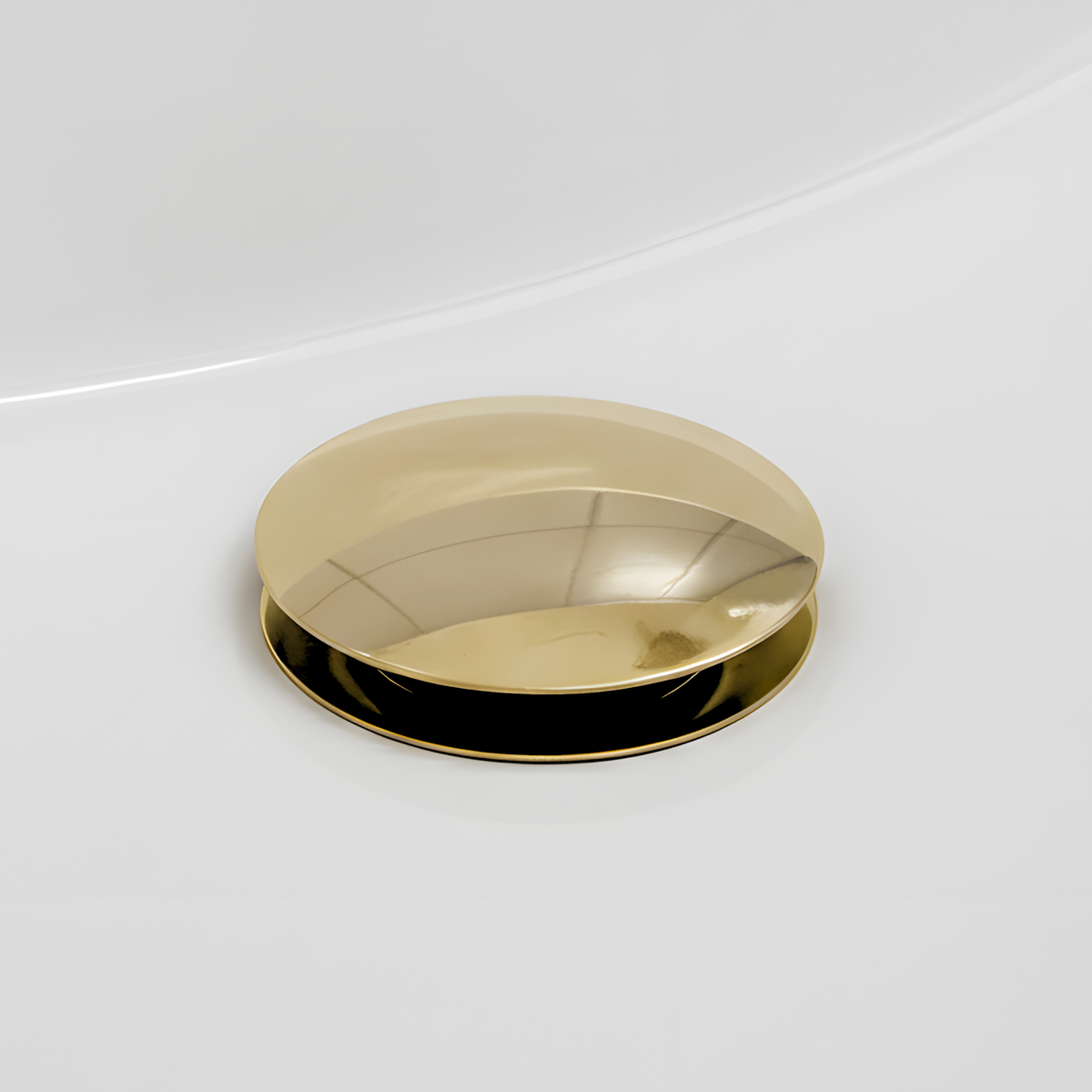 Unlacquered Brass Pop-Up Sink Drain