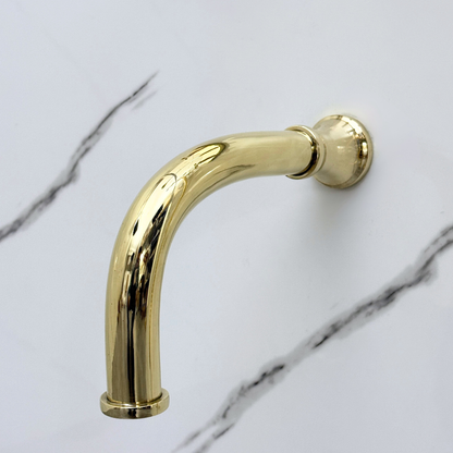 Unlacquered Brass Round Rain Shower System with Handheld