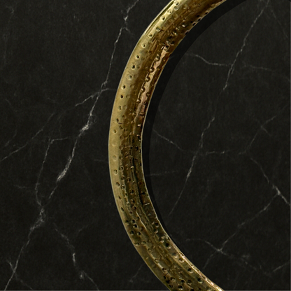Unlacquered Brass Towel Holder, Brass Hammered Towel Hanger, Bathroom Wall Mounted Towel Ring
