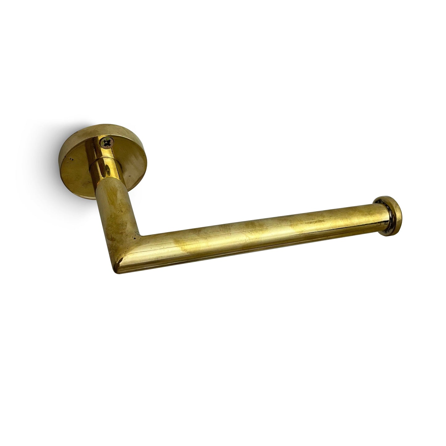 Unlacquered brass Toilet Paper Roll Holder