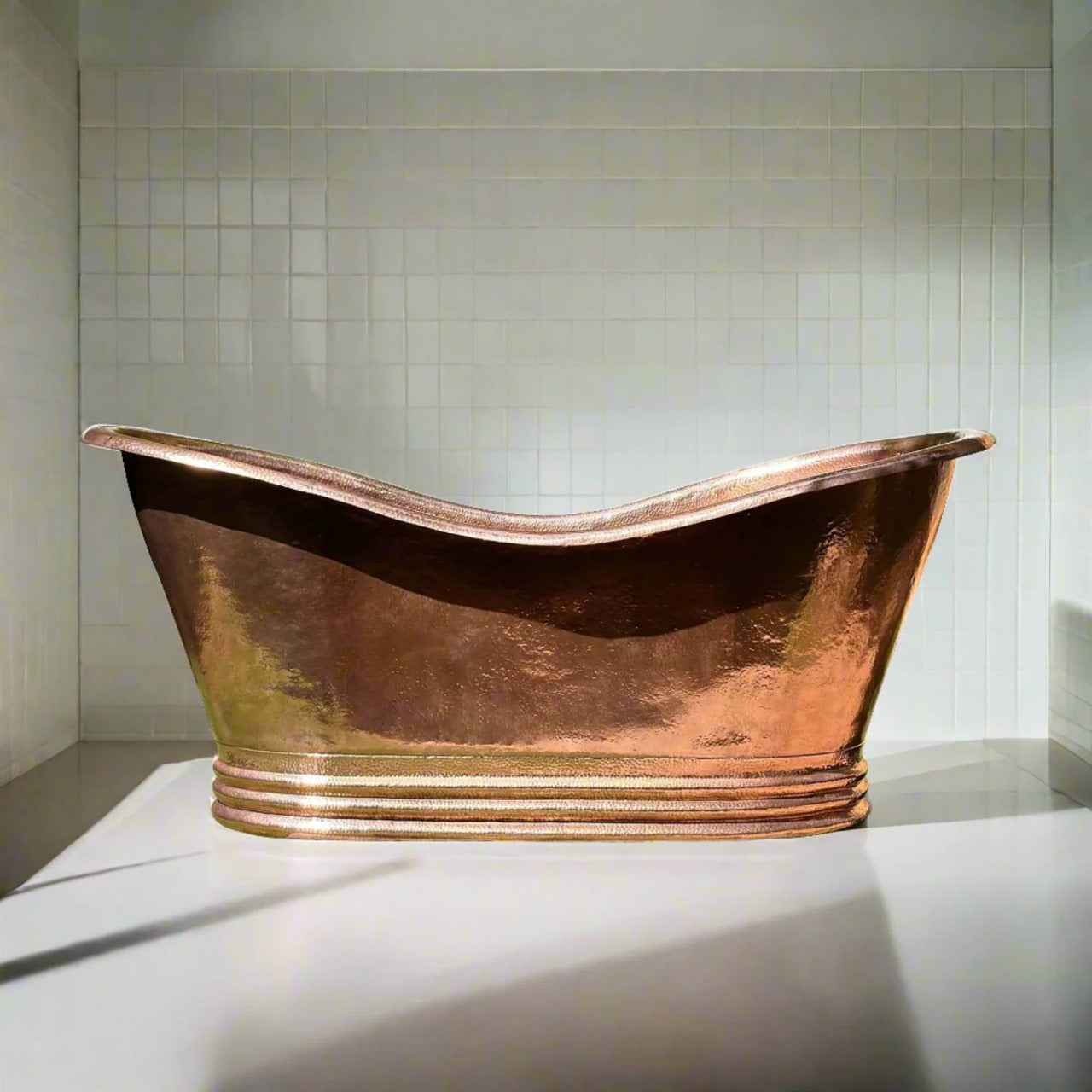 Solid Copper Bathtub - Copper Soaking Tub