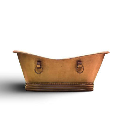Hammered Copper Bathtub - Solid Hammered Copper Soaking Tub