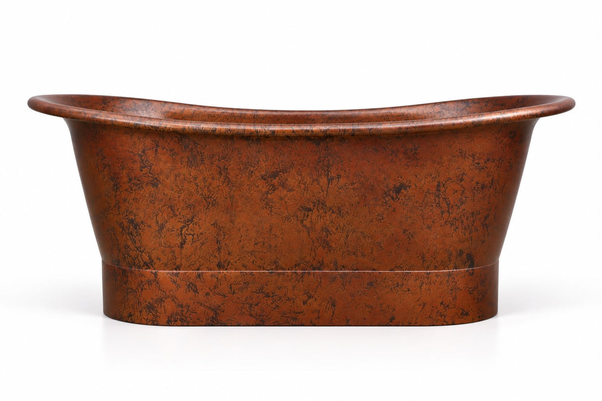 Antique Hammered Copper Bathtub