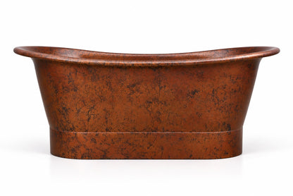 Antique Hammered Copper Bathtub