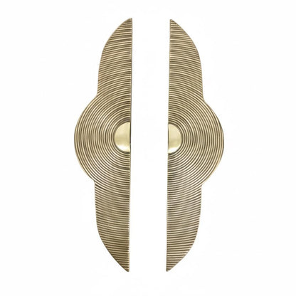 Luxury Brass Door Pull Handles – Modern Geometric Design, Handcrafted Solid Brass for Main Door or Interior Entry