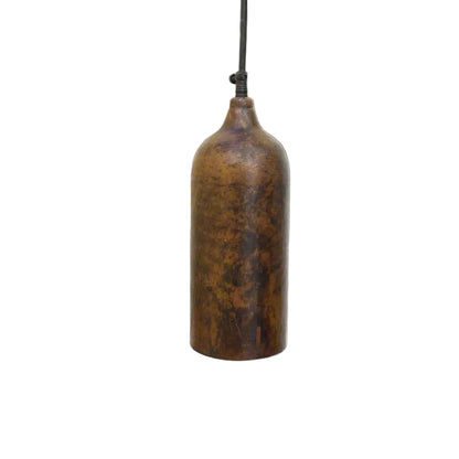 Antique Copper Farmhouse Pendant Light - Brasska