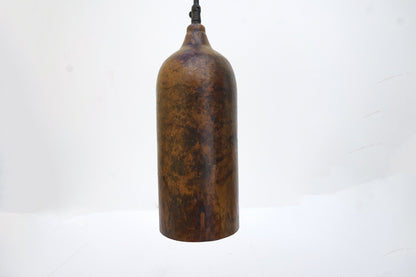 Antique Copper Farmhouse Pendant Light - Brasska