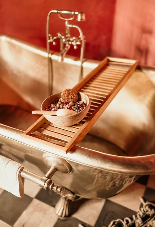 Artisanal Clawfoot Brass Bathtub - Brasska