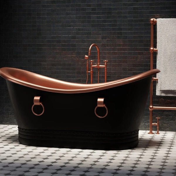 Black Copper bathtub - Brasska