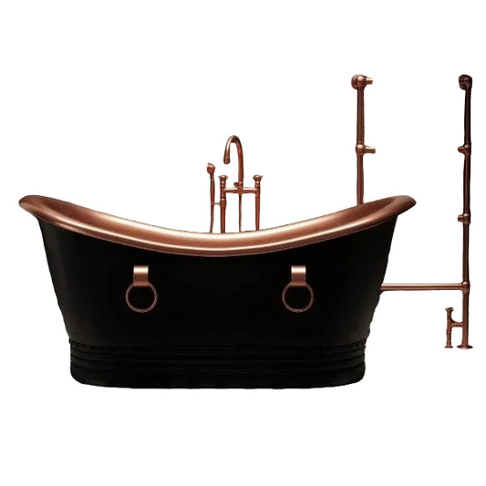 Black Copper bathtub - Brasska