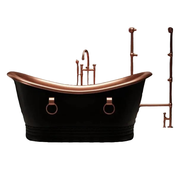 Black Copper bathtub - Brasska
