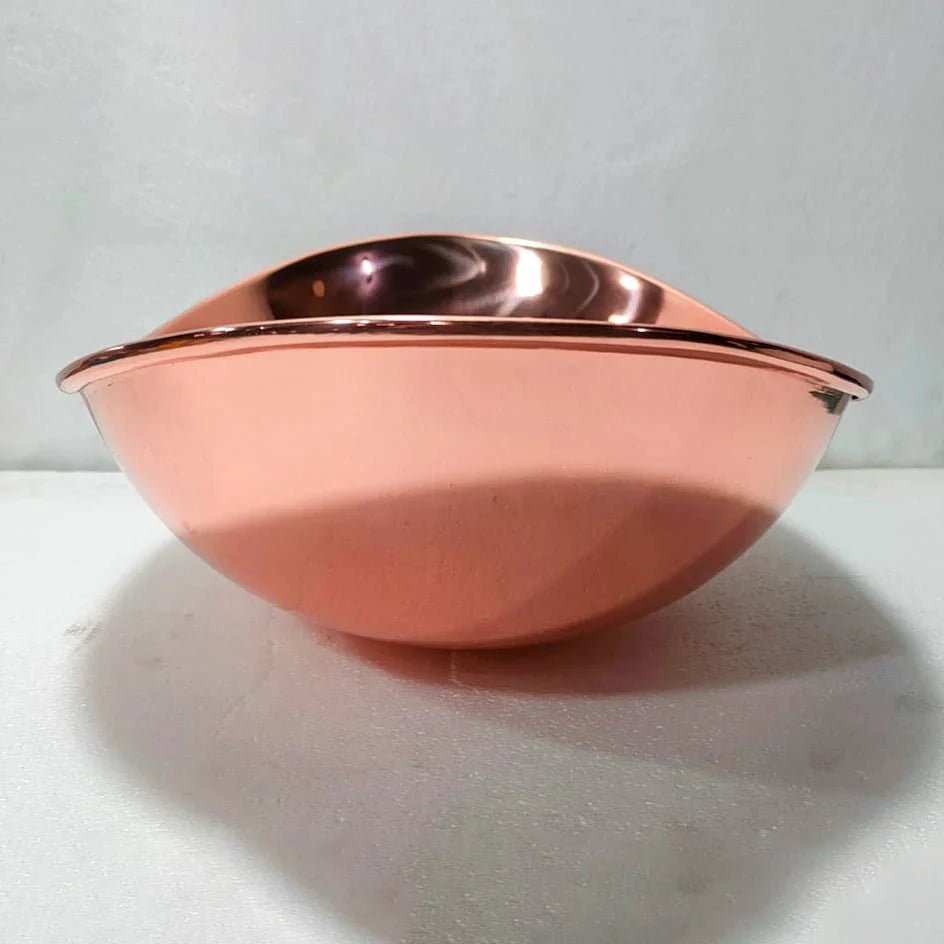 Copper Handfracted Vessel Bathroom Sink - Brasska